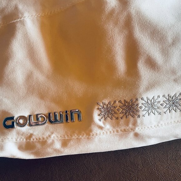 NEW Goldwinn Ladies White Ski Fitted Pants GTEC Stretch W/Black Suspenders - Picture 6 of 14